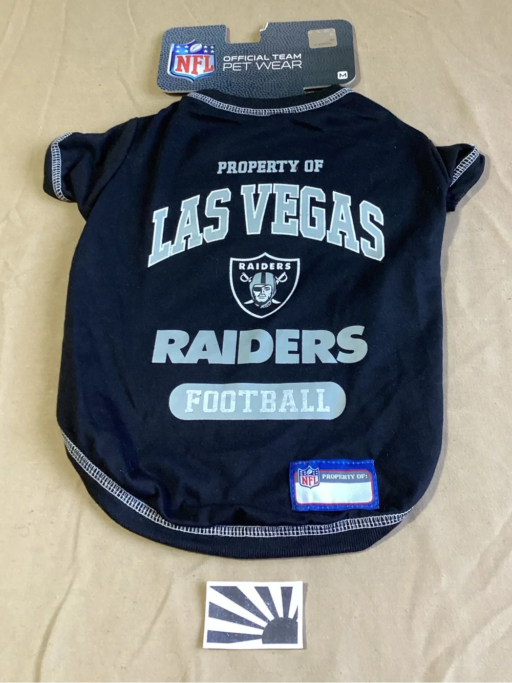 Pets First NFL Dog & Cat T-Shirt, Las Vegas Raiders, Medium
